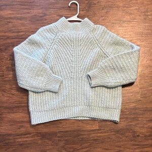 June and Jo Cozy Knit Women's Sweater - Light Gray